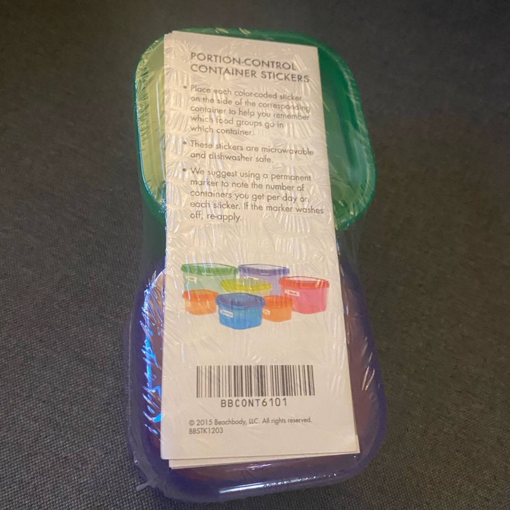 Portion control containers